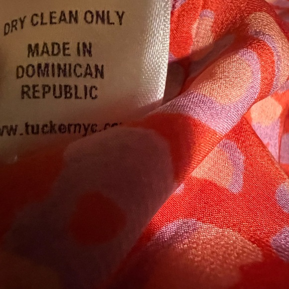 Tucker 100% silk printed shirt dress with sash - Picture 7 of 9